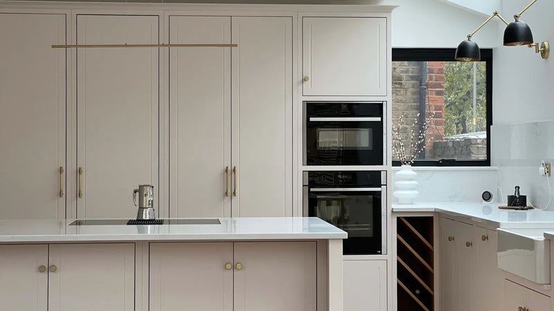 Scandi kitchen decorated in Lick Pink 01 paint shade