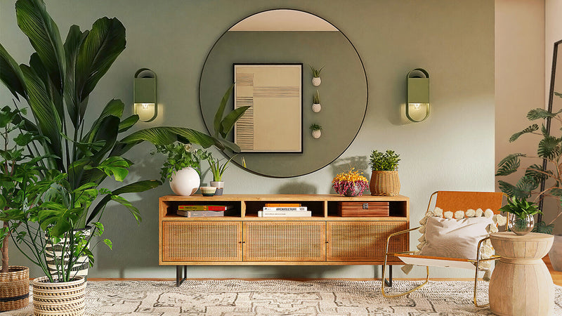7 ways to style indoor plants in a living room