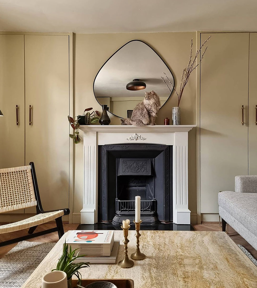 How to paint fireplace surrounds