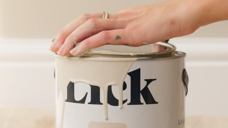 Empty Lick paint tin