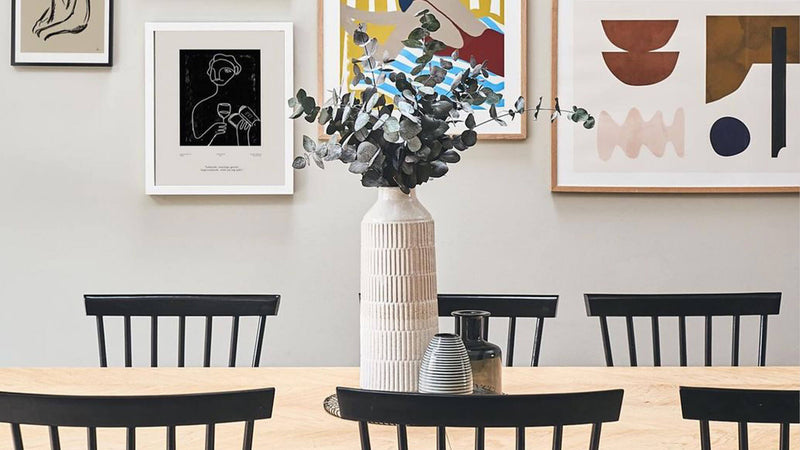 Dining room painted with Lick Grey 02 from the Light and Airy mood colour palette
