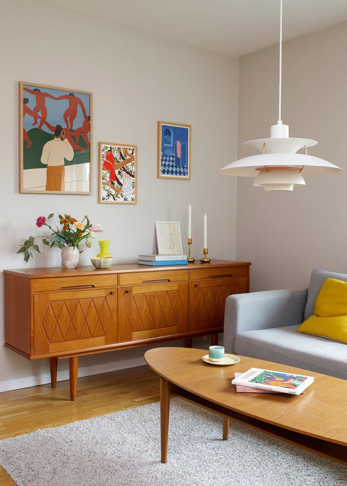 Mid century modern living room